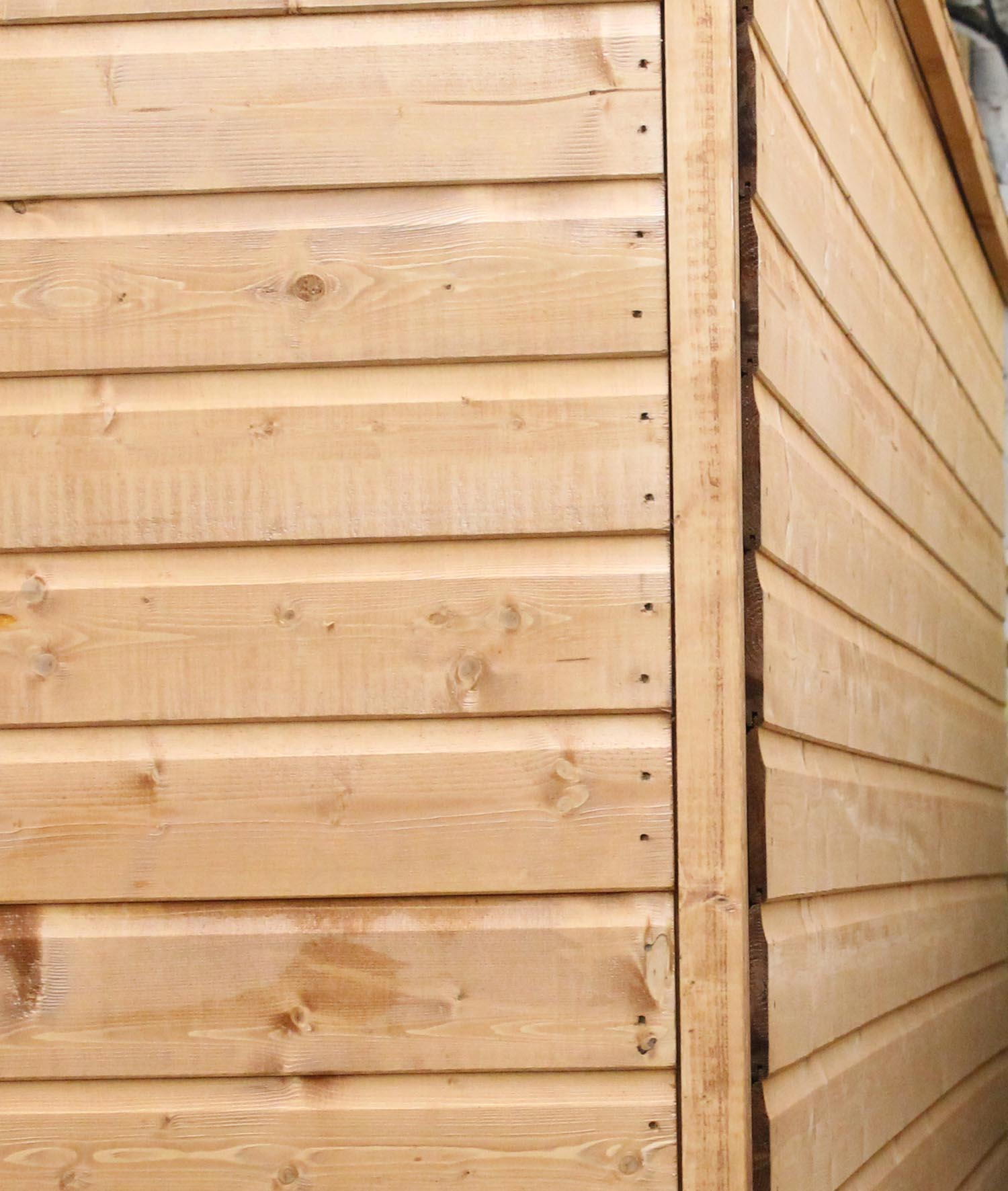 6ft x 8ft Wooden Tongue and Groove Reverse Apex Garden Shed With 1 