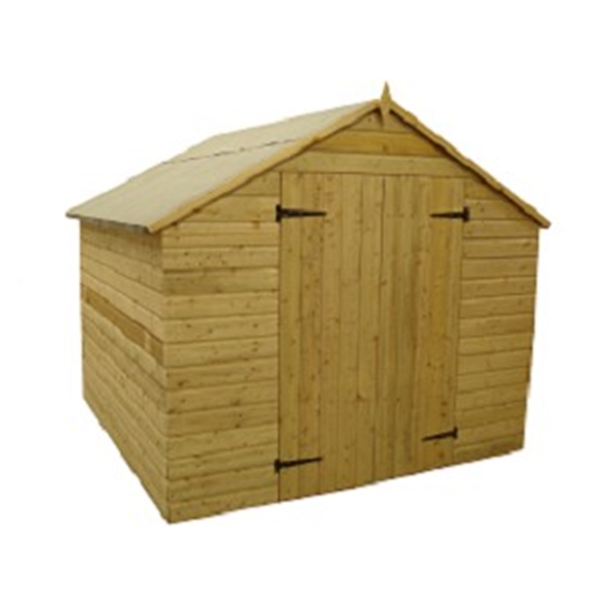 : 12 x 8 Windowless Pressure Treated Tongue and Groove Apex Shed 