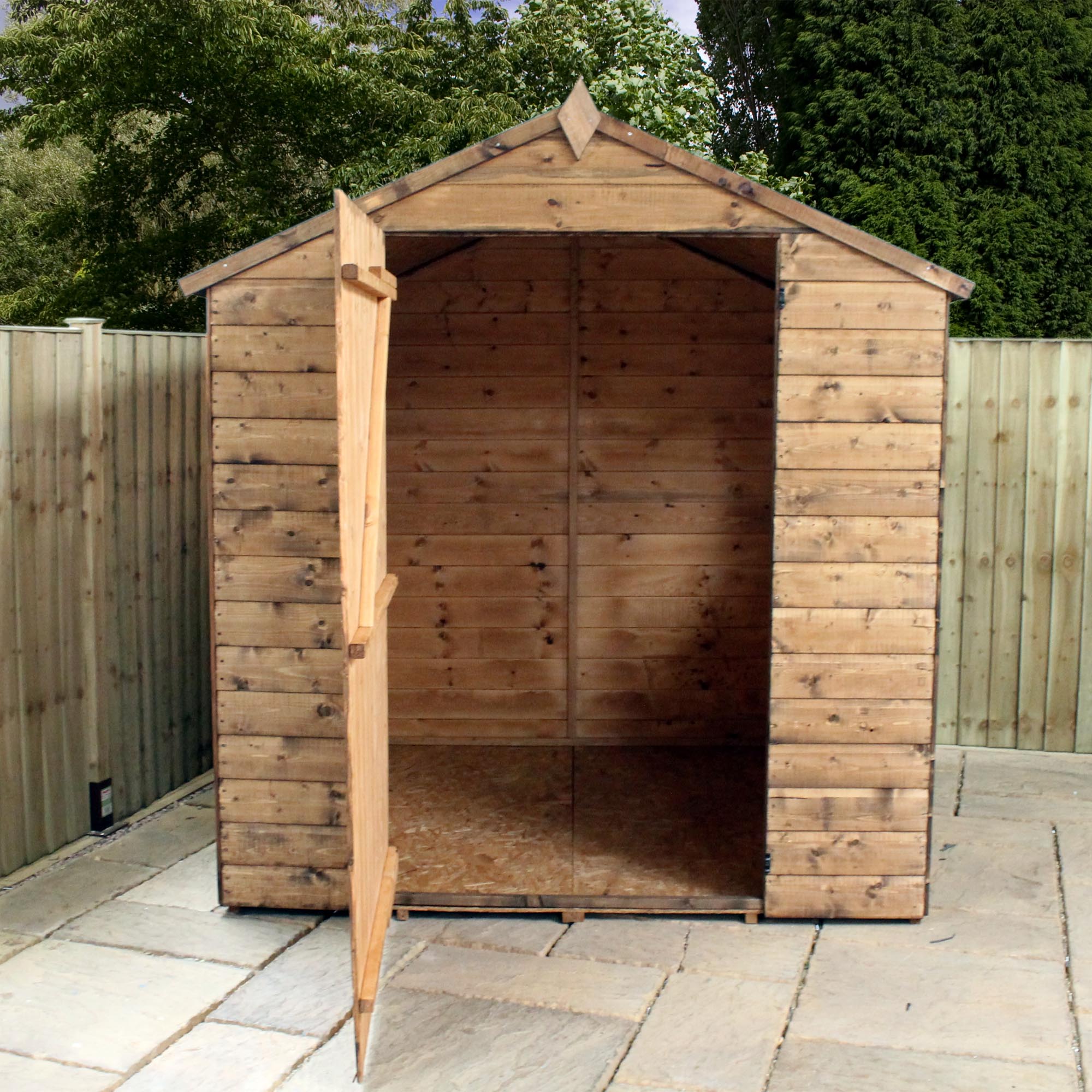 Escape : Windowless Value Wooden Tongue and Groove Apex Garden Shed 