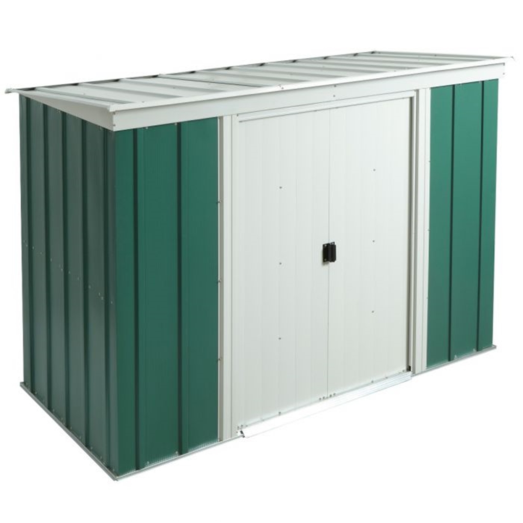 Cheshire : 8ft x 4ft Deluxe Metal Pent Shed (2.54m x 1.19m)