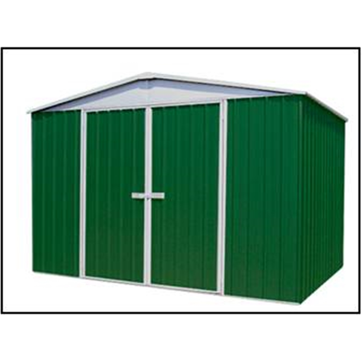  10" x 12' Premier Regent Eucalyptus Metal Garden Shed (3m x 3.66m