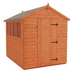 7 x 6 Tongue & Groove APEX Shed With 2 Windows & Single Door (12mm T&G Floor & Roof)