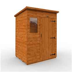 5ft x 4ft (1450mm x 1150mm) Horsforth Shiplap Pent Shed with 1 Window (12mm Tongue and Groove Floor and Roof)
