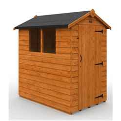 5ft x 4ft (1450mm x 1150mm) Horsforth Overlap Apex Shed with 2 Windows (12mm Tongue and Groove Floor and Roof)