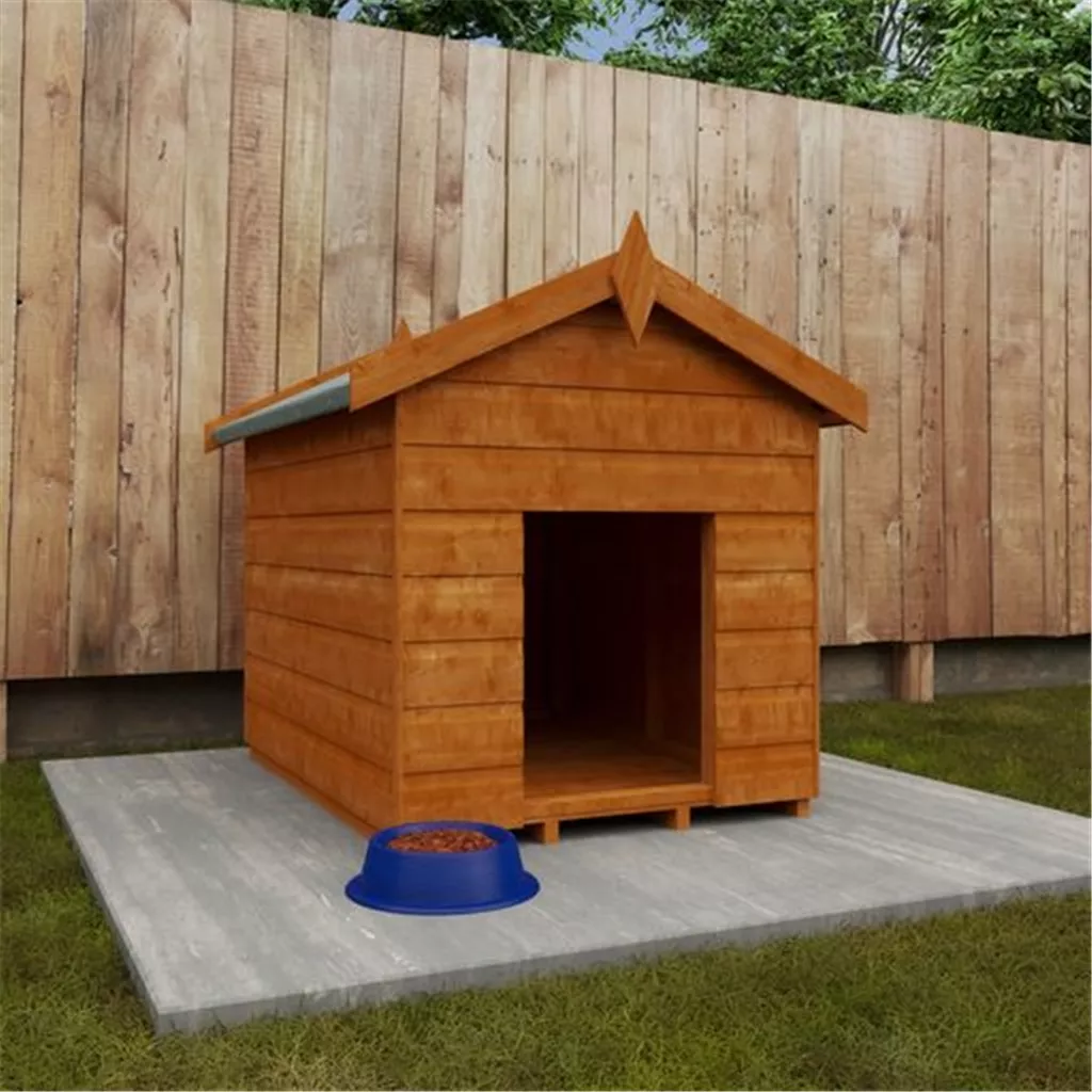 Dog kennel with roof best sale and floor