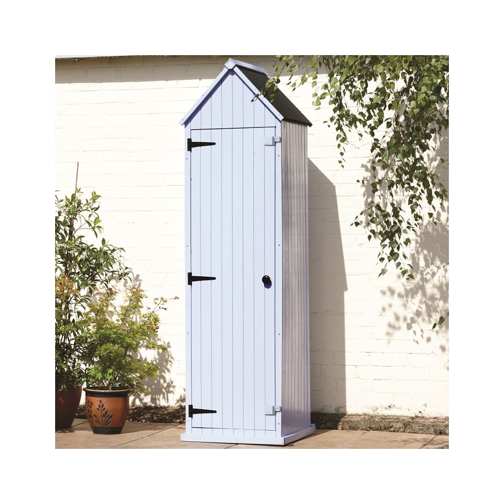 Blue Brighton Beach Style Apex Sentry Storage Shed 2ft x 2ft