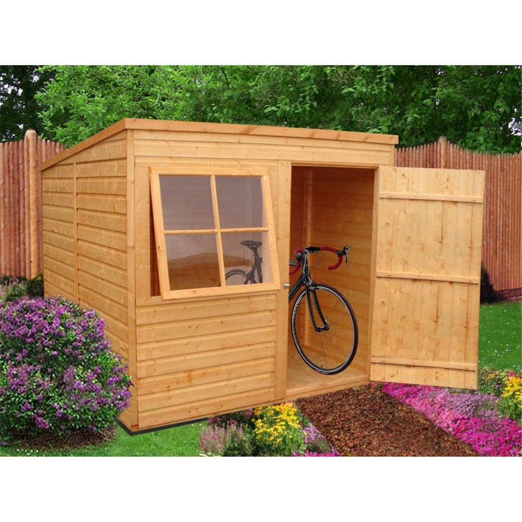 8 x 6 1.83m x 2.39m - tongue and groove - pent garden