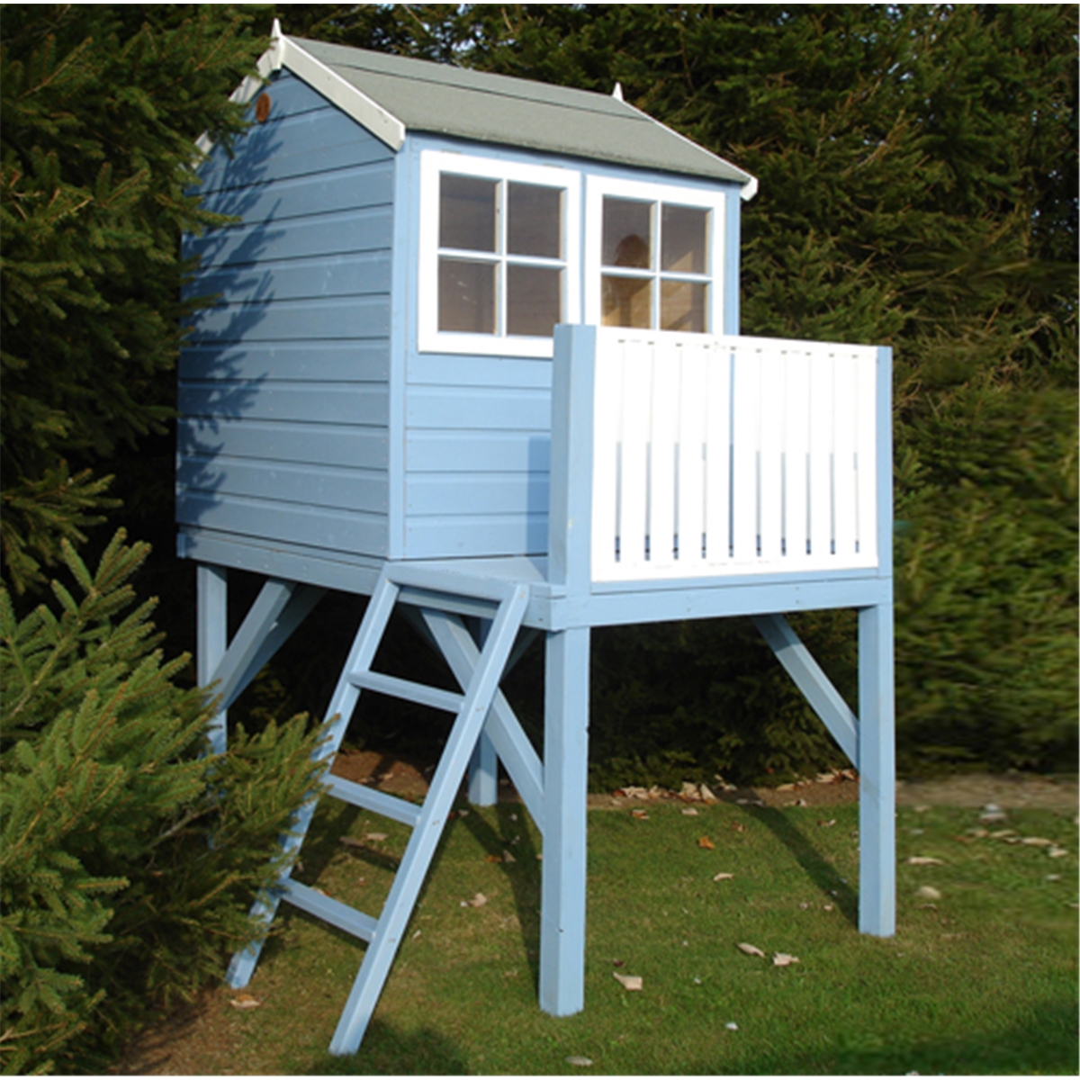 wooden tower playhouse