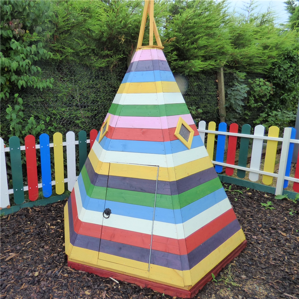 wooden wigwam playhouse