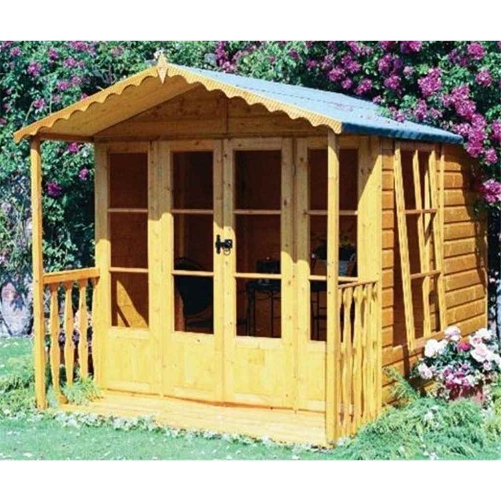 10 x 7 2.97m x 2.05m - premier wooden summerhouse