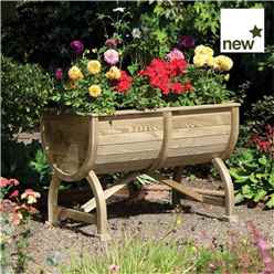 Deluxe Marberry Barrel Planter (3'6" x 2")