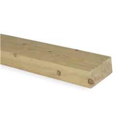 PACK OF 15 (Total 15 Units) - 38mm x 100mm (35mm x 95mm Finish) Planed All Round Redwood Timber - 3.6m Length