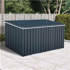 6 x 2 Value Metal Storage Box - Anthracite Grey (1.73m x 0.73m)