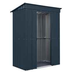 5 x 3 Premier EasyFix - Pent - Metal Shed - Anthracite Grey (1.48m x 0.93m)