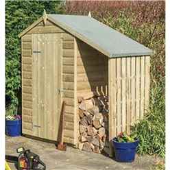 4 x 3 Oxford Shed With Lean To