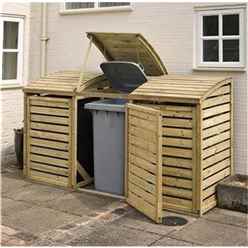 Deluxe Triple Bin Store (4.3ft x 2.7ft)