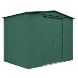 8 x 6 Premier EasyFix – Apex – Metal Shed - Heritage Green (2.45m x 1.85m)