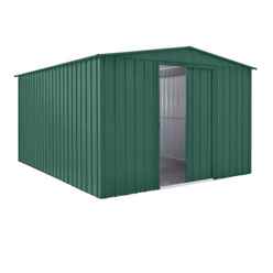 10 x 12 Premier EasyFix – Apex – Metal Shed - Heritage Green (3.07m x 3.71m)