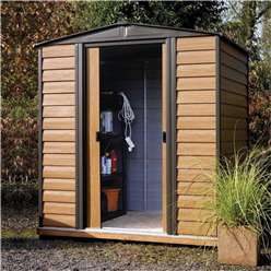 6 x 5 Deluxe Woodvale Metal Shed (1.94m x 1.51m) - Including Floor