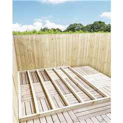 5 x 9 (1.5m x 2.7m) Pressure Treated Timber Base (C16 Graded Timber 45mm x 70mm)