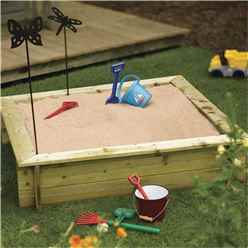 4 x 4 Deluxe Sandpit (1.2m x 1.2m)