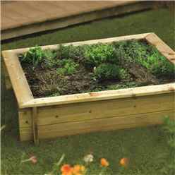 Deluxe Raised Bed/Sandpit (4ft x 4ft)