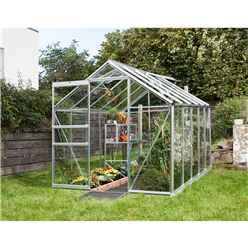 6ft x 6ft Premier Low Threshold Aluminium Frame Greenhouse