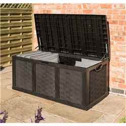 2.5 x 5.2 Plastic Graphite Cushion Storage Box (634 Litres)