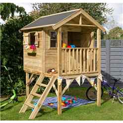 6'6" x 6' 2" Lookout Playhouse (2.05m X 1.89m)