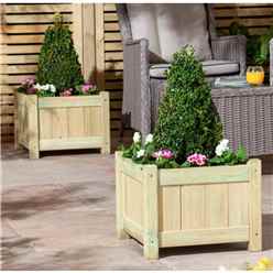 Pressure Treated Planters (1.2ft x 1.2ft) - 2 pack