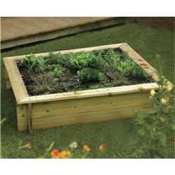 Deluxe Raised Bed/Sandpit (4ft x 4ft)