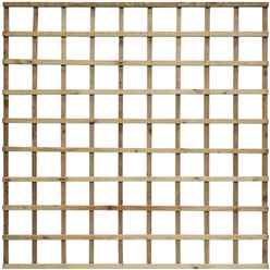 Pack of 3 - 6 x 6 Heavy Duty Trellis Panel Pressure Treated