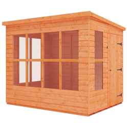 8ft x 6ft PENT Summerhouse (12mm T&G Floor + Roof)