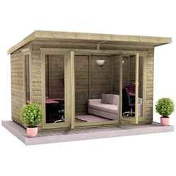 14ft x 8ft Garden Room 16mm Tongue and Groove (16mm Tongue and Groove Floor and Roof)