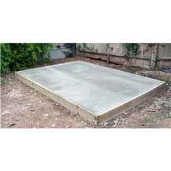 INSTALLED - 6ft x 3ft (1.83m x 0.91m) Concrete Base  / Pad / Shed Base / Workshop Base / Building Base 