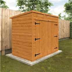 6 x 4 Tongue and Groove PENT Bike Shed (12mm Tongue and Groove Floor and PENT Roof)