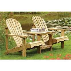 Softwood Adirondack Companion Seat (6ft x 3ft)