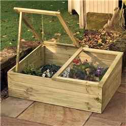 Deluxe Timber Coldframe 3ft 4 x 2ft 7