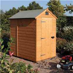 6 x 4 Deluxe Security Tongue And Groove Shed (12mm Tongue And Groove Floor)