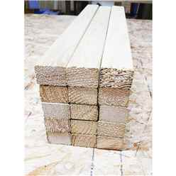 PACK OF 15 - Deluxe 44mm Pressure Treated Timber Tongue Framing - 4.8m Length (44mm x 28mm)