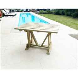 Deluxe Heavy Duty Square Table - 4 Seater