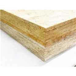 PACK OF 10 - OSB 11mm Thickness Sheets (1220mm x 510mm x 11mm) (48" x 20")