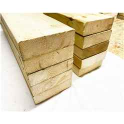 PACK OF 10 -  LENGTH 4.2m - Structural Graded C24 Timber 6" x  2" Joists (Decking) 47mm x 150mm ( 6 x  2)  - Pressure Treated Timber