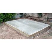 INSTALLED - 6ft x 3ft (1.83m x 0.91m) Concrete Base  / Pad / Shed Base / Workshop Base / Building Base 